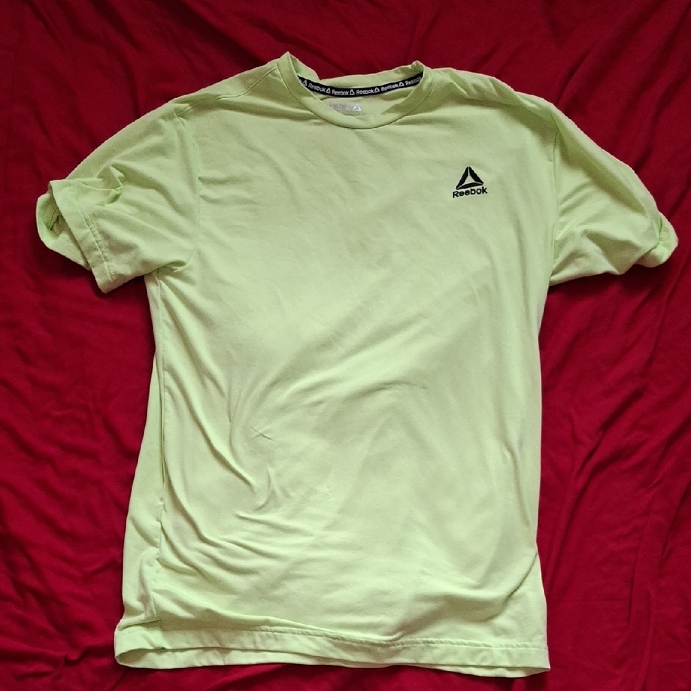 Reebok Men's Lime Green T-Shirt